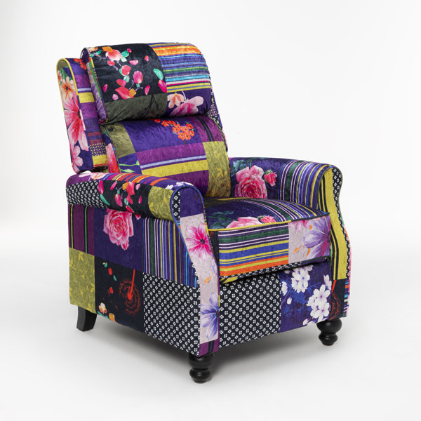 Latitude Vive Rowena 75Cm Wide Manual Wingback Chair Recliner & Reviews